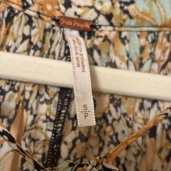 Free People Multicolor Floral Long Sleeve Dress - Picture 6 of 8